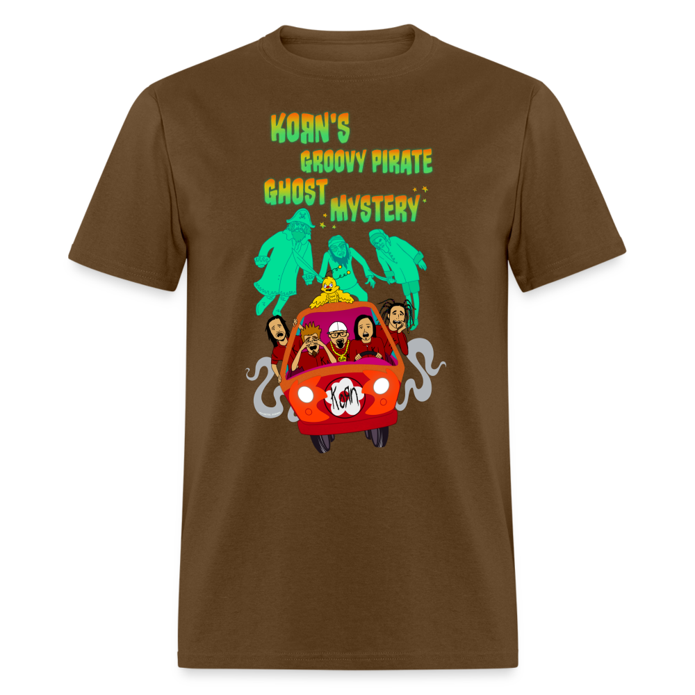 Korn's Groovy Pirate Ghost Mystery - T-Shirt - brown