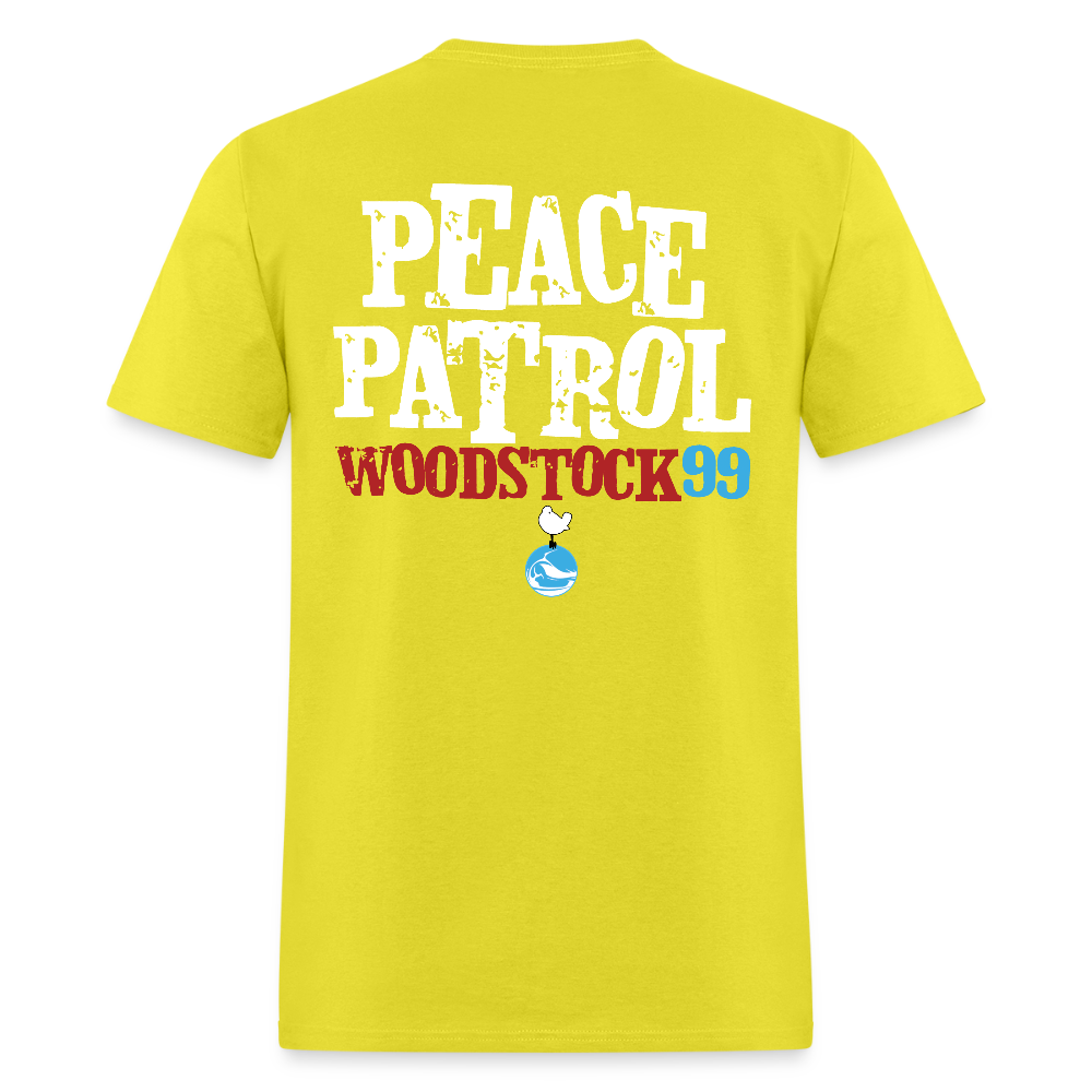 Woodstock 99 Peace Patrol - Tee - yellow