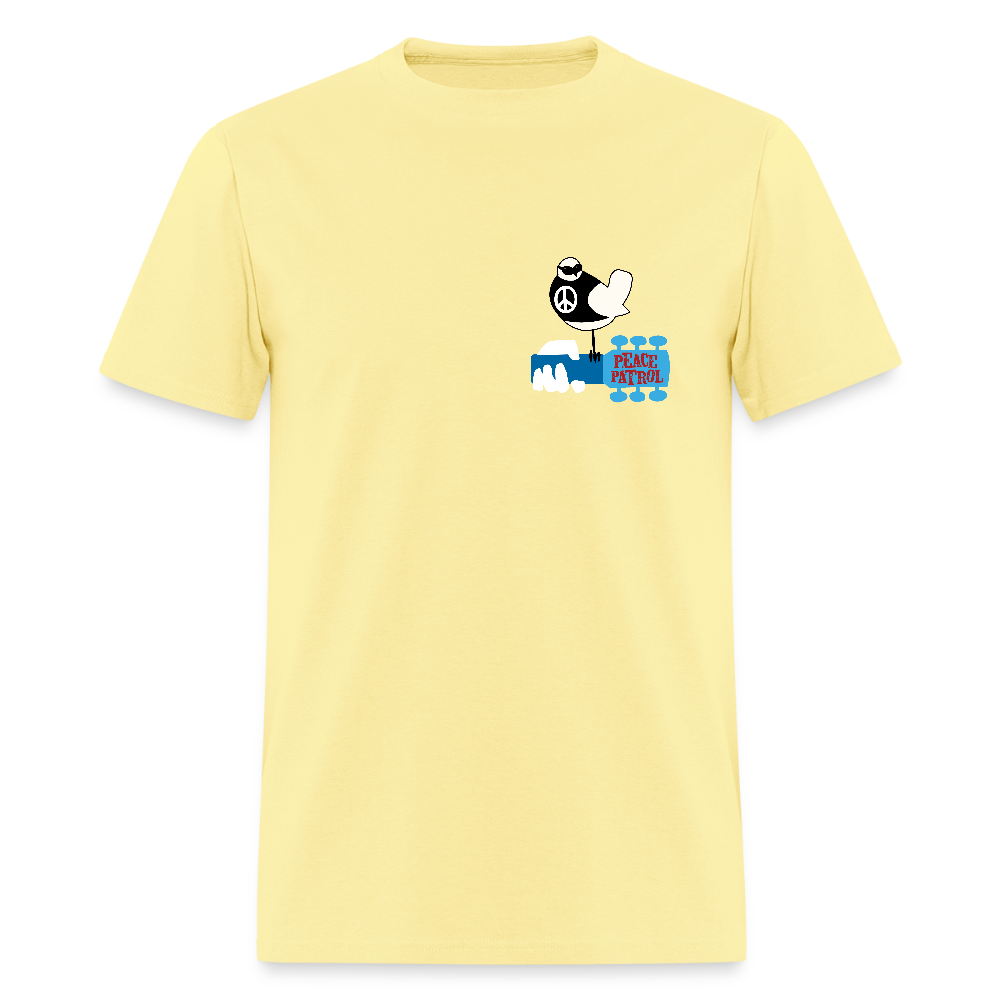 Woodstock 99 Peace Patrol - Color Tees - cornsilk
