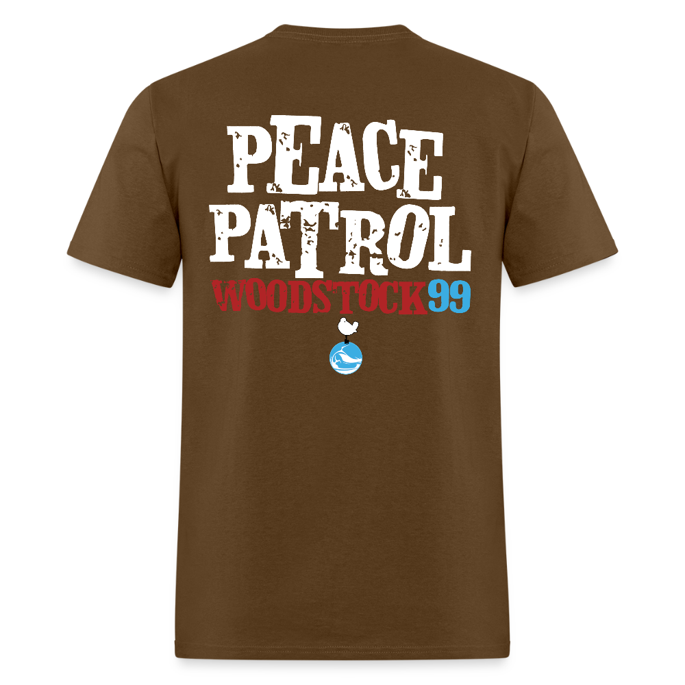 Woodstock 99 Peace Patrol - Tee - brown