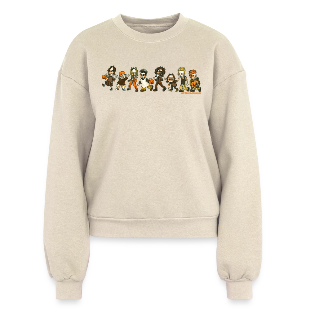 Nu Metal Trick or Treaters - Women's Fleece Crewneck Sweatshirt - natural
