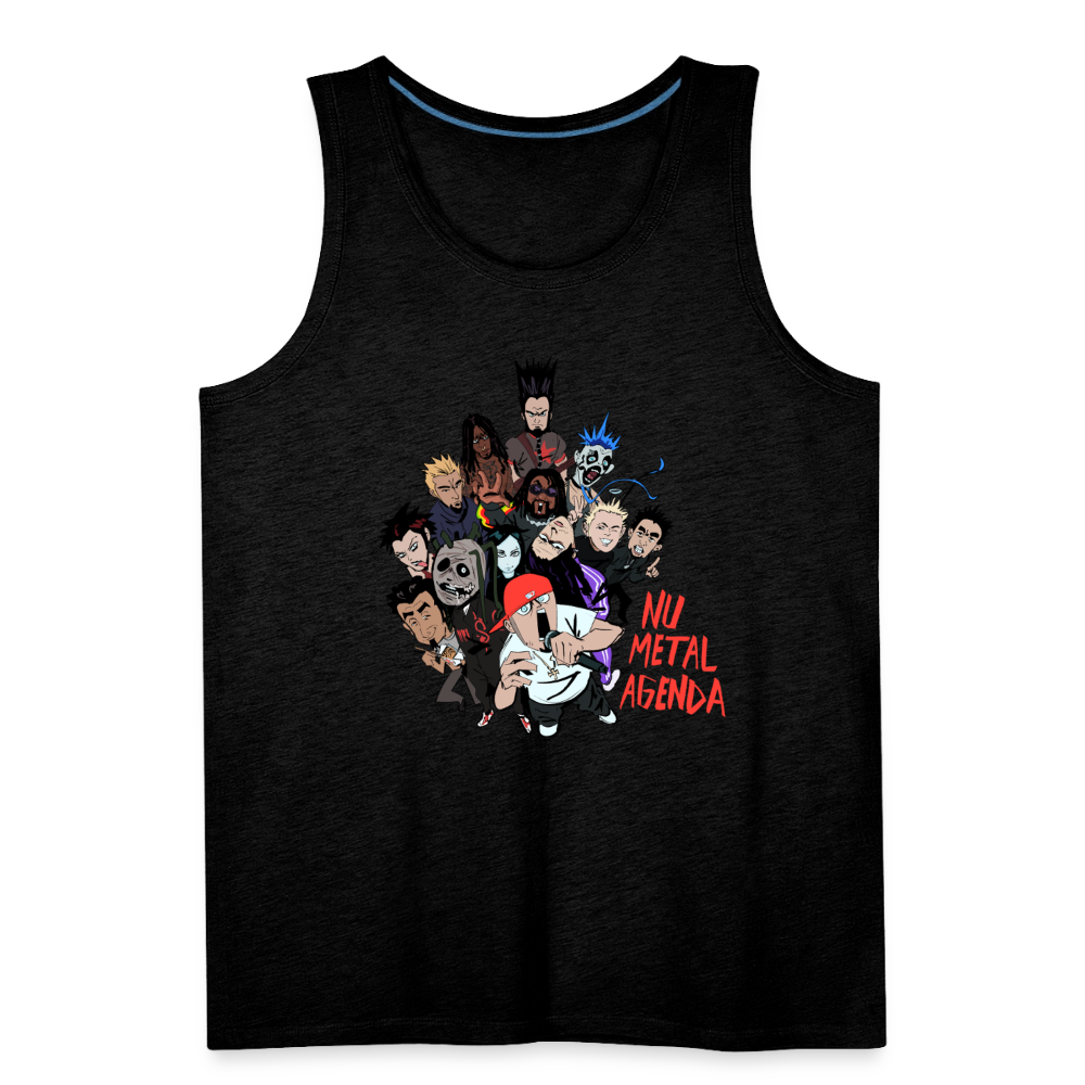 Nu Metal Family Portrait - Premium Tank - charcoal grey
