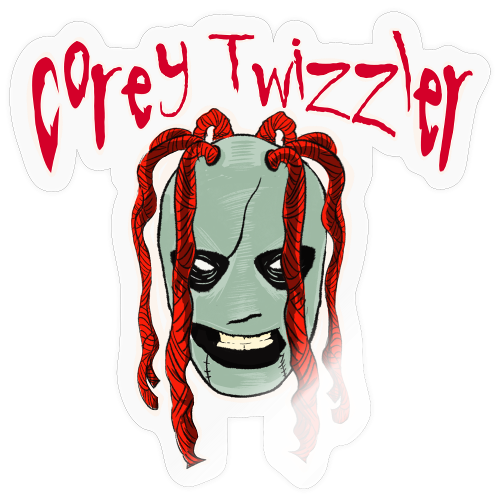 Corey Twizzler - Sticker - transparent glossy