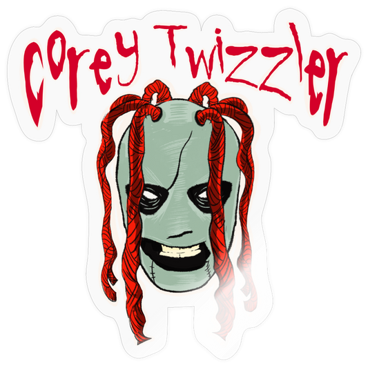 Corey Twizzler - Sticker - transparent glossy