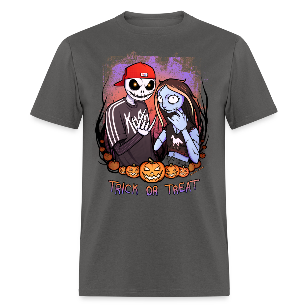 Jack and Sally Nu-Metal Enjoyers - Tee - charcoal