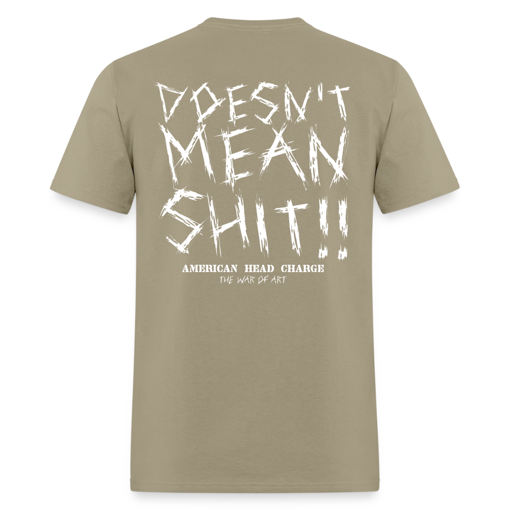 "Reach and Touch" - A Violent Reaction: 25 Years of The War of Art | T-Shirt - khaki