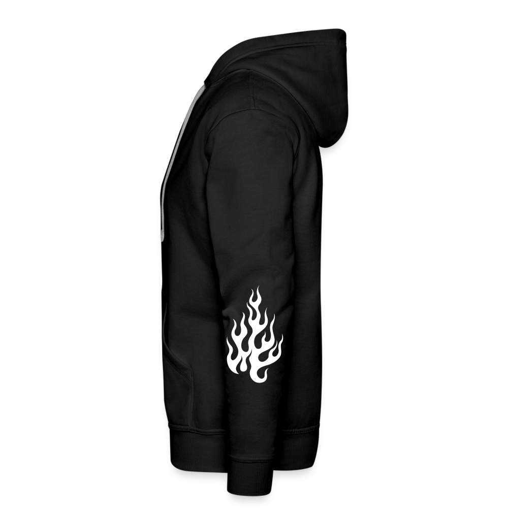 NMA Skully Guy - Flame Hoodie - black