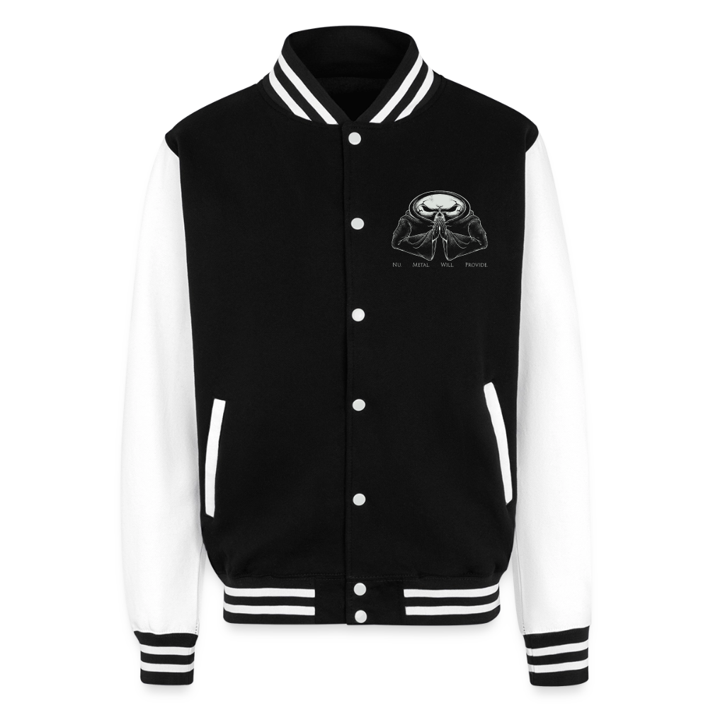 Nu Metal Will Provide - Unisex College Sweat Jacket - black/white