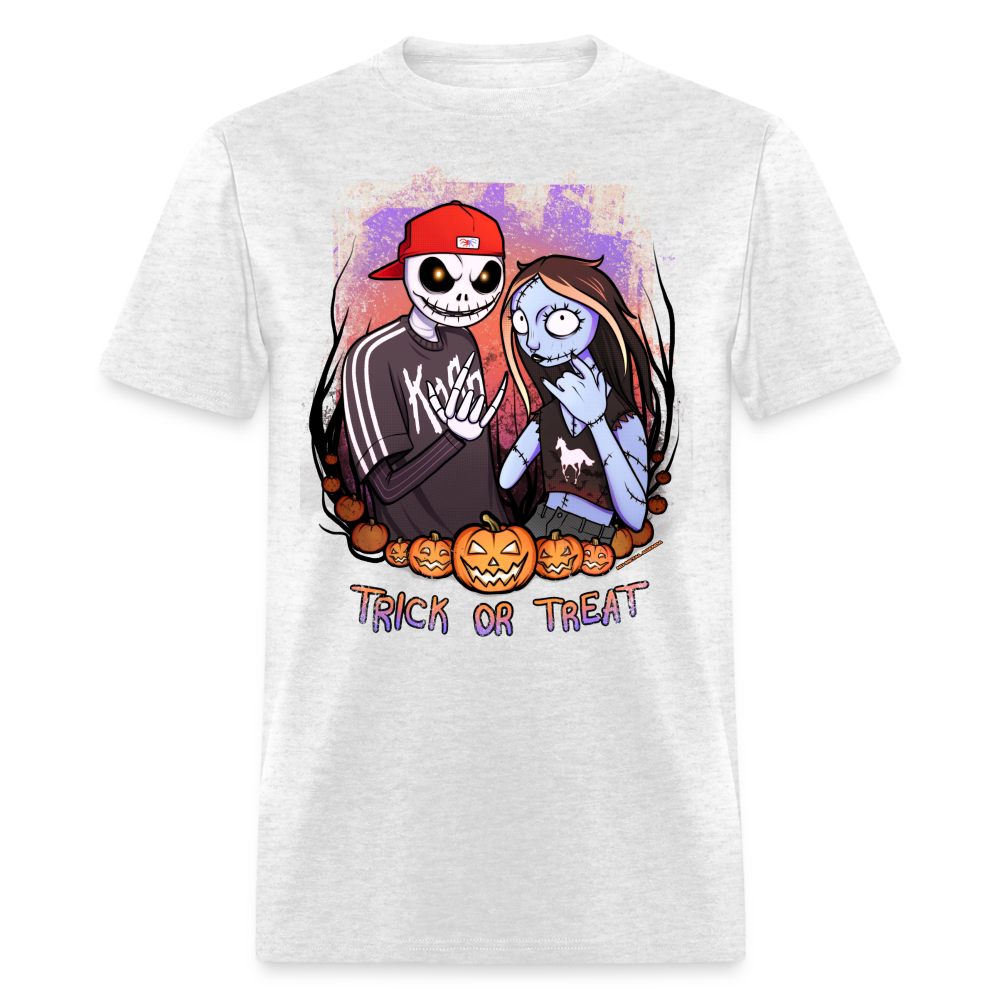 Jack and Sally Nu-Metal Enjoyers - Tee - light heather gray