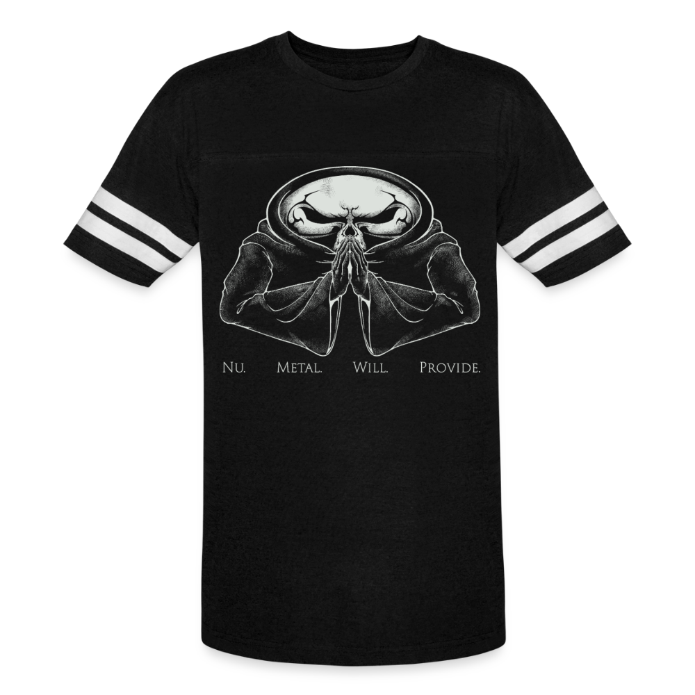 Nu Metal Will Provide - Vintage Sport T-Shirt - black/white