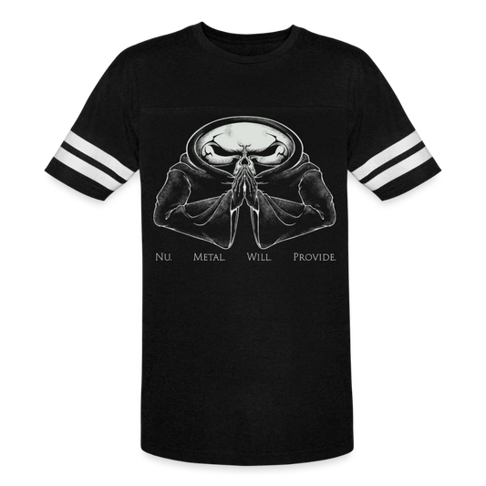 Nu Metal Will Provide - Vintage Sport T-Shirt - black/white