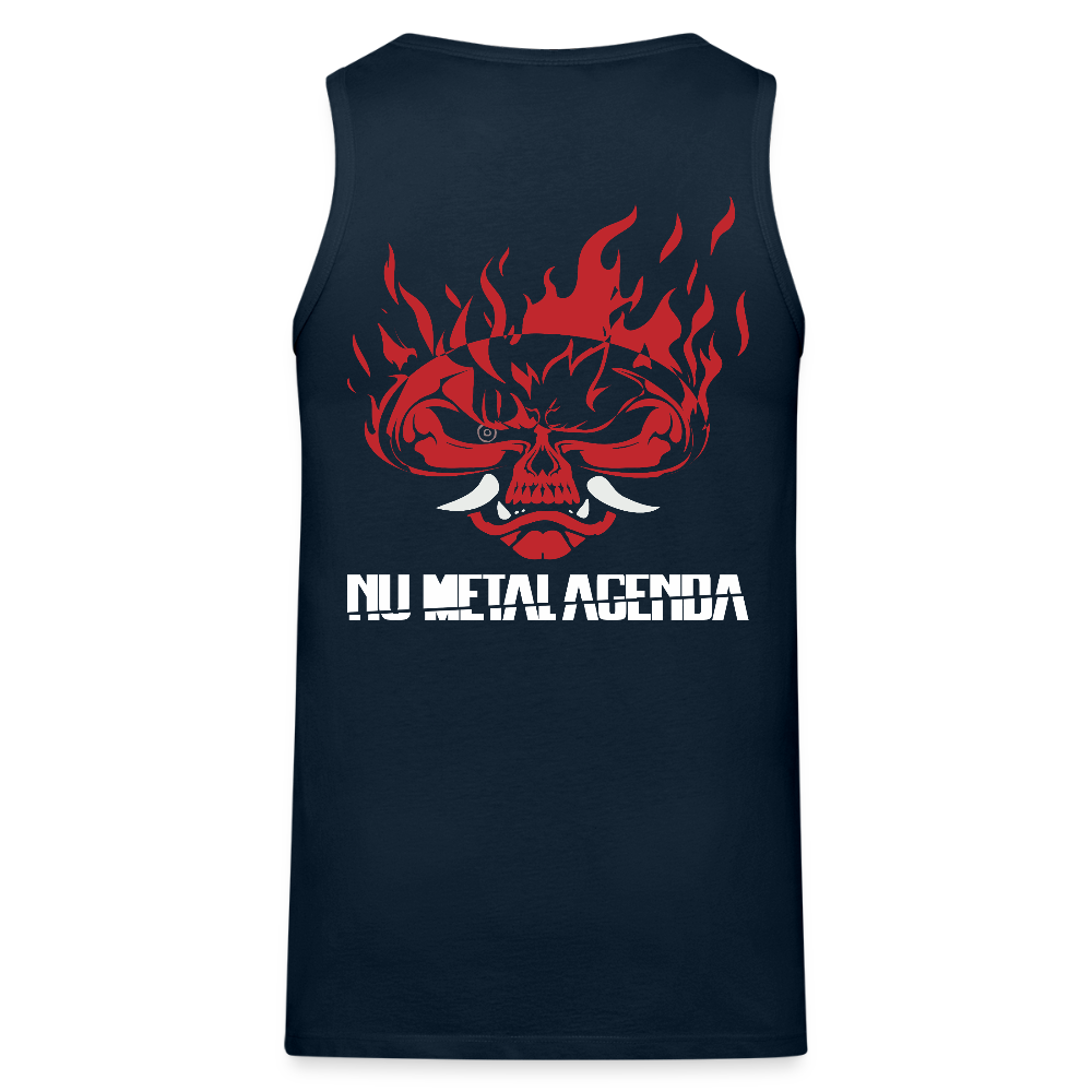 The Samurai Metal Agenda - Premium Tank (2-sided) - deep navy