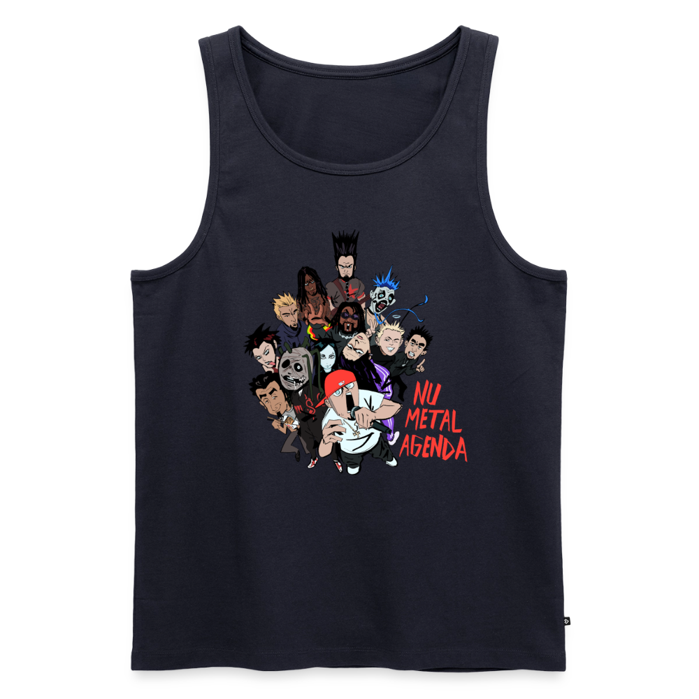 Nu Metal Family Portrait - Premium Tank - navy