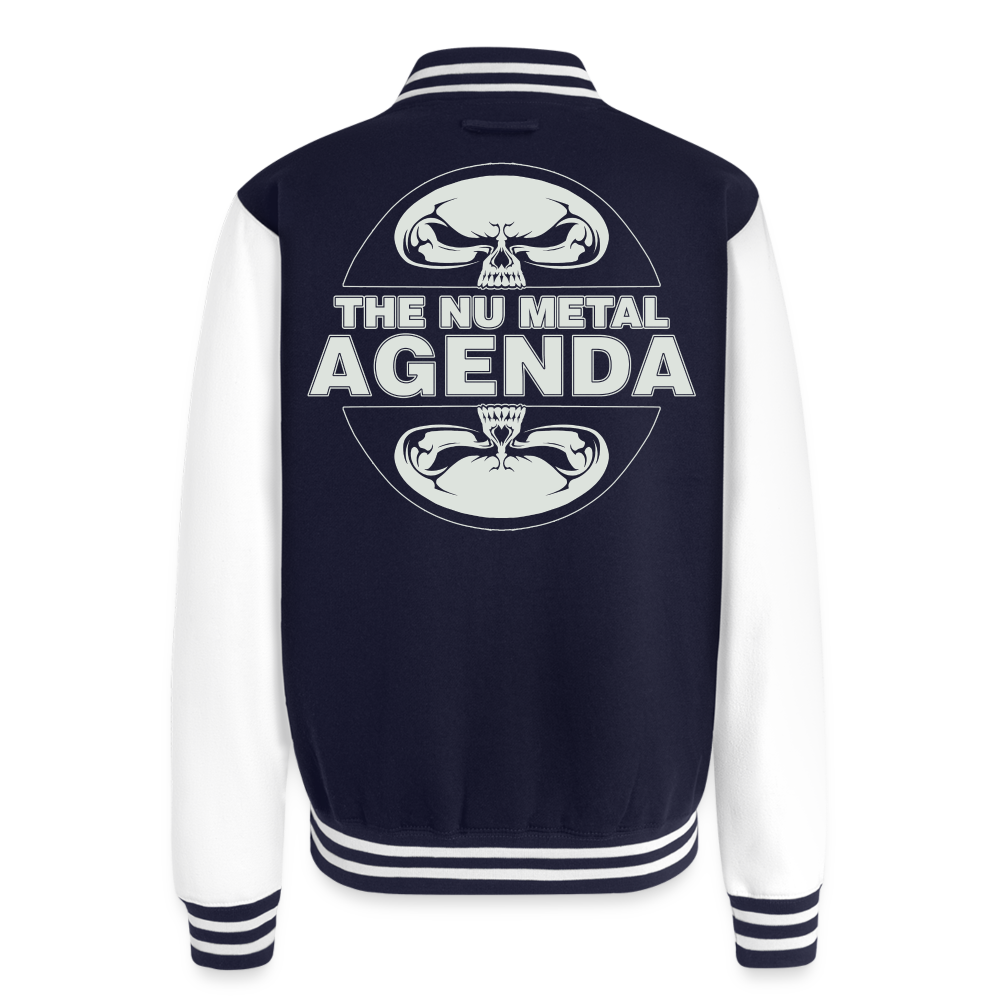 NMA - Heavyweight Letterman Jacket - navy/white