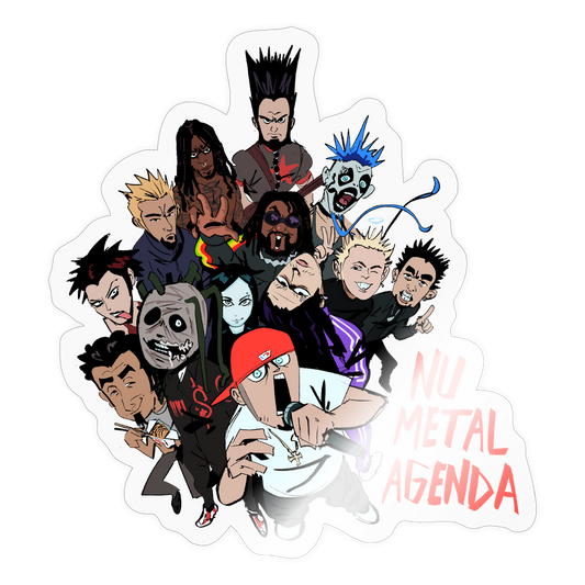 Nu Metal Family Portrait - Sticker - transparent glossy