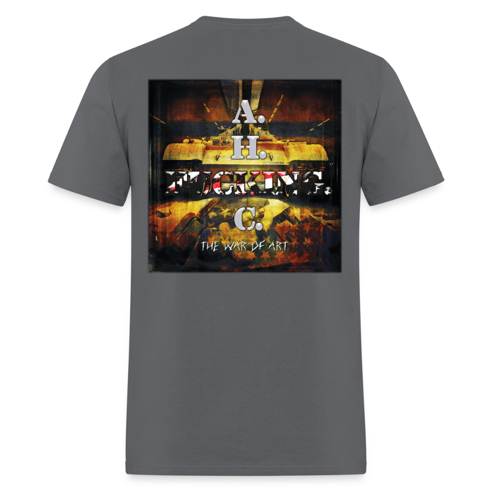"Nothing Gets Nothing" - A Violent Reaction: 25 Years of The War of Art | T-Shirt - charcoal