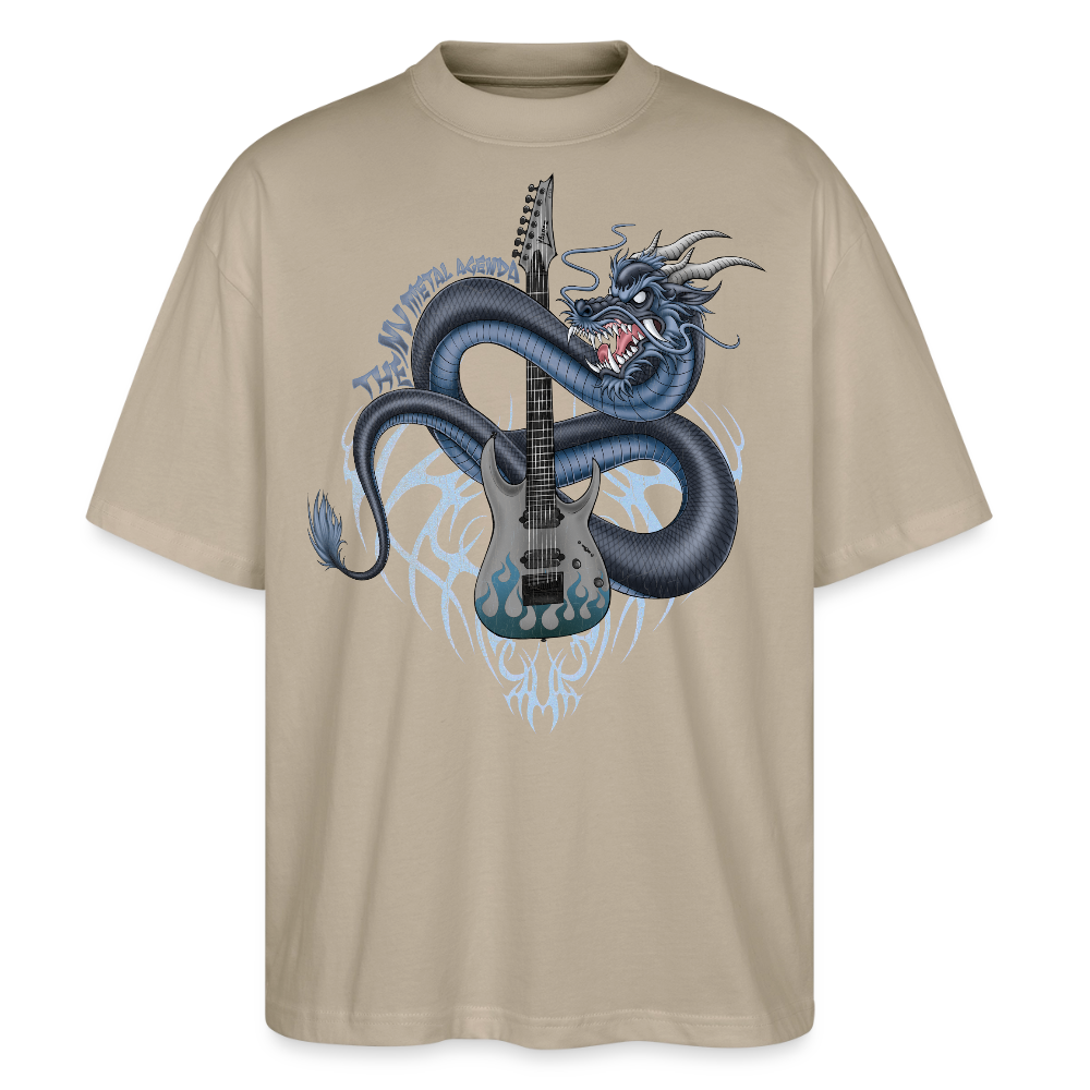 The Nu Metal Dragon Agenda - Stanley/Stella Blaster Oversized T-Shirt - stone