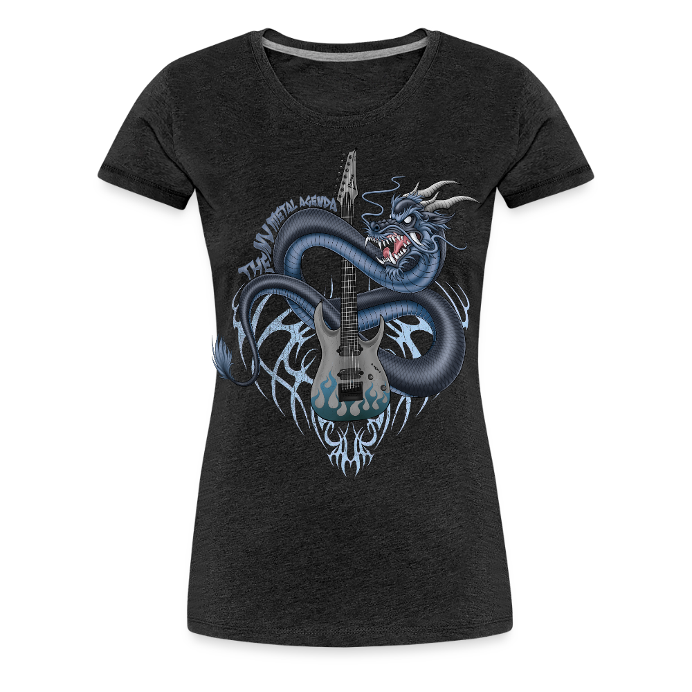 The Nu Metal Dragon Agenda - Women’s Premium T-Shirt - charcoal grey