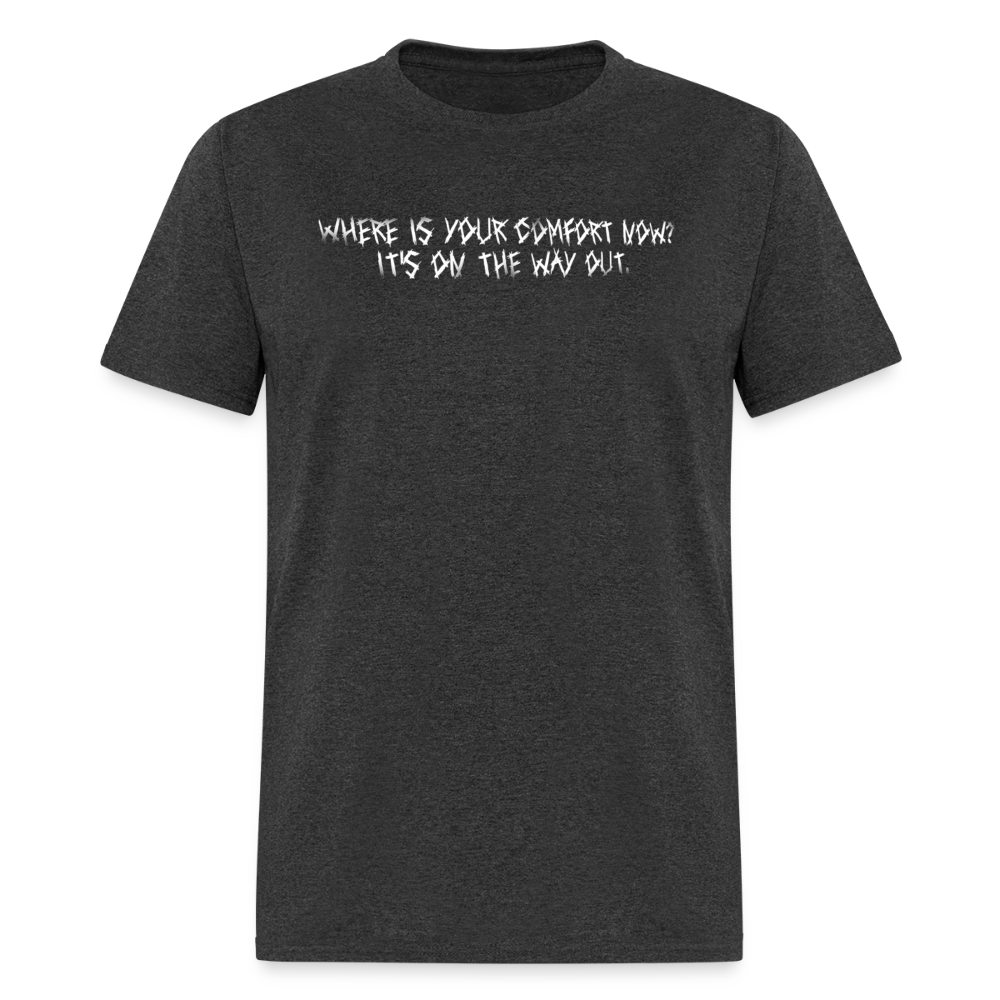 "Breathe In, Bleed Out" - A Violent Reaction: 25 Years of The War of Art | T-Shirt - heather black