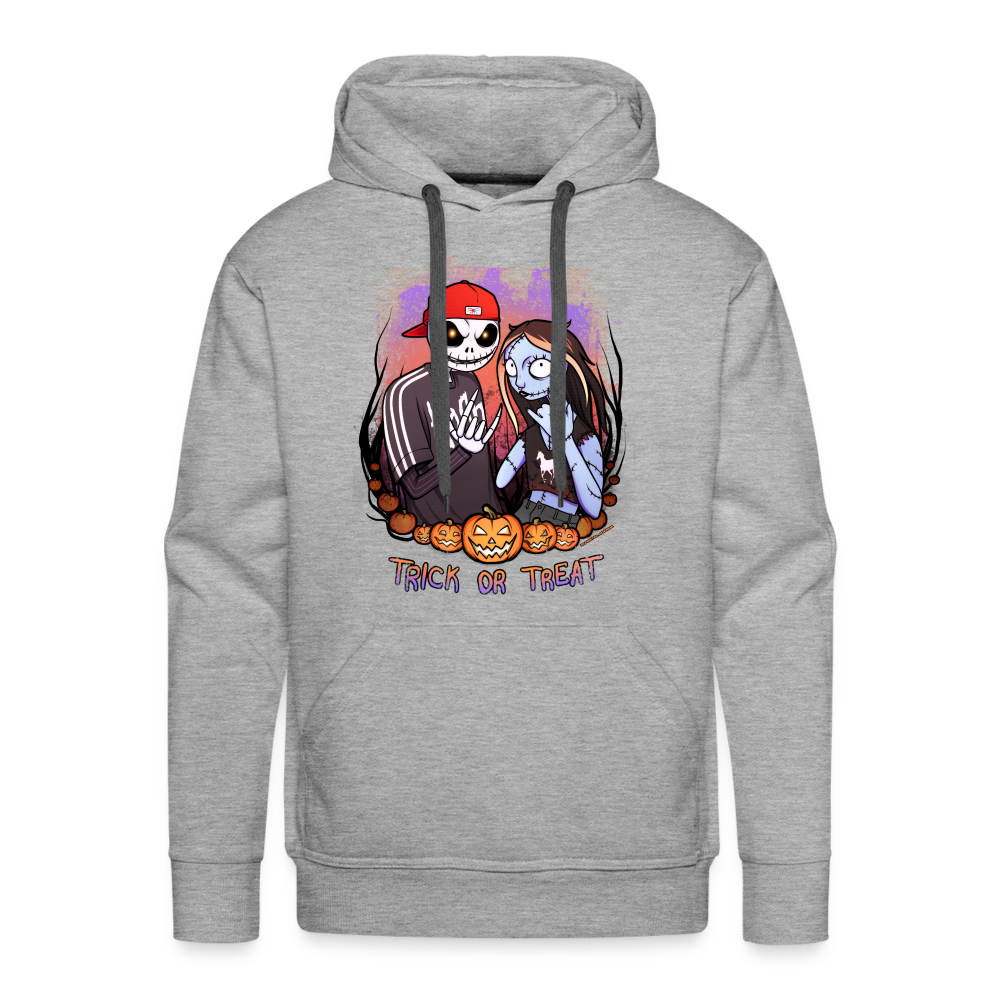 Jack and Sally Nu-Metal Enjoyers - Hoodie - heather grey