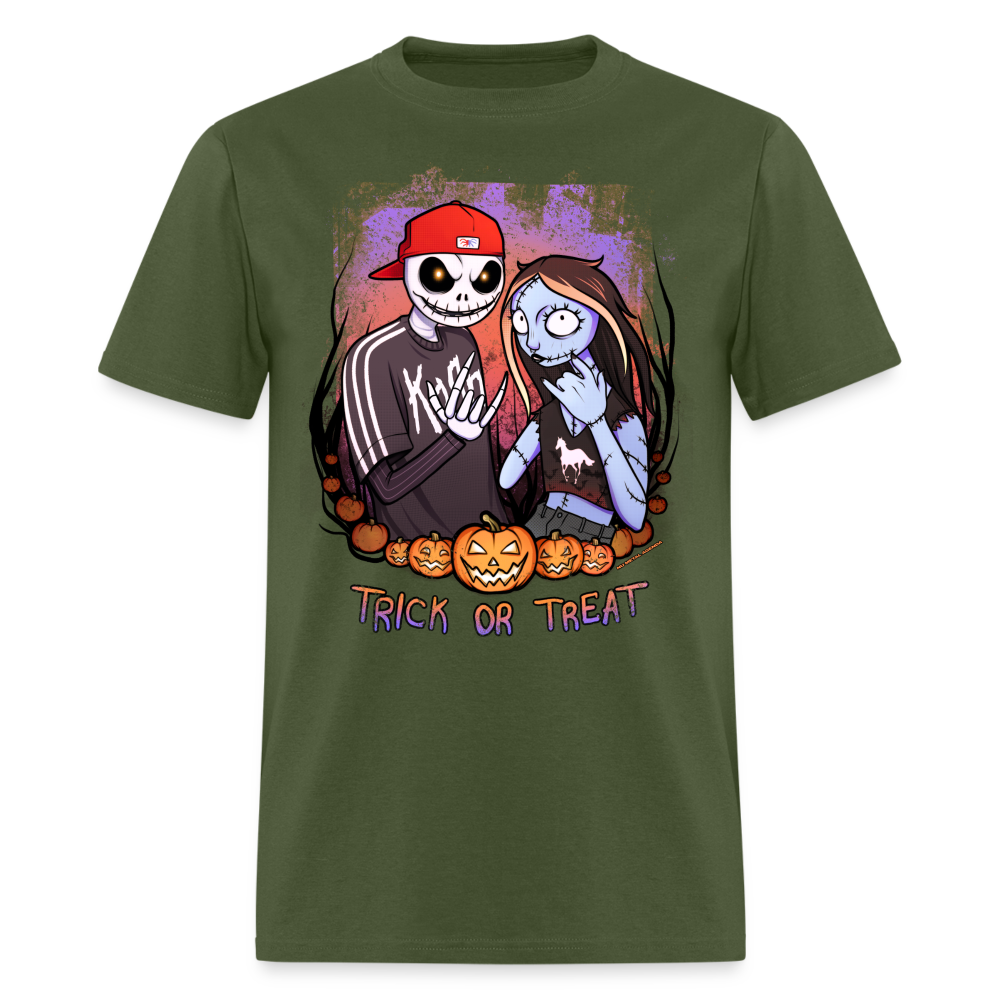 Jack and Sally Nu-Metal Enjoyers - Tee - military green