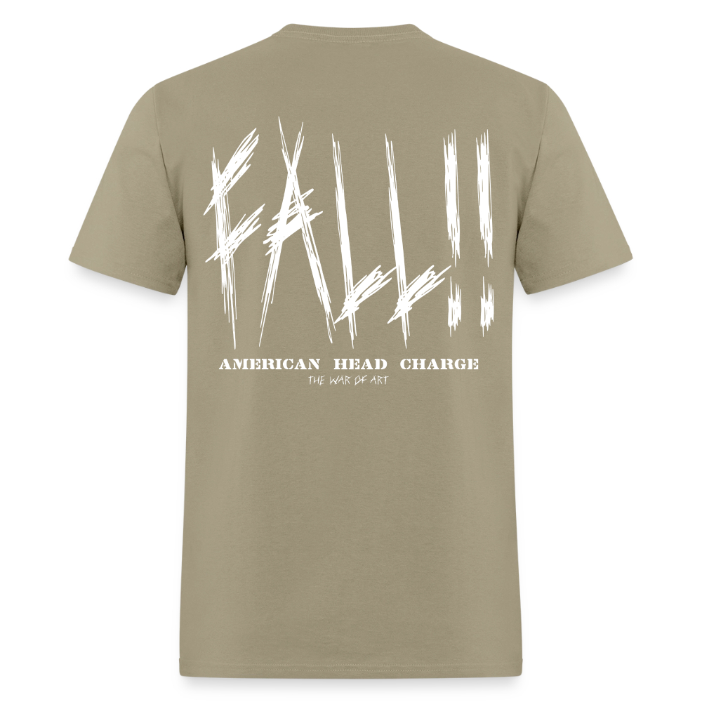 "Fall" - A Violent Reaction: 25 Years of The War of Art | T-Shirt - khaki