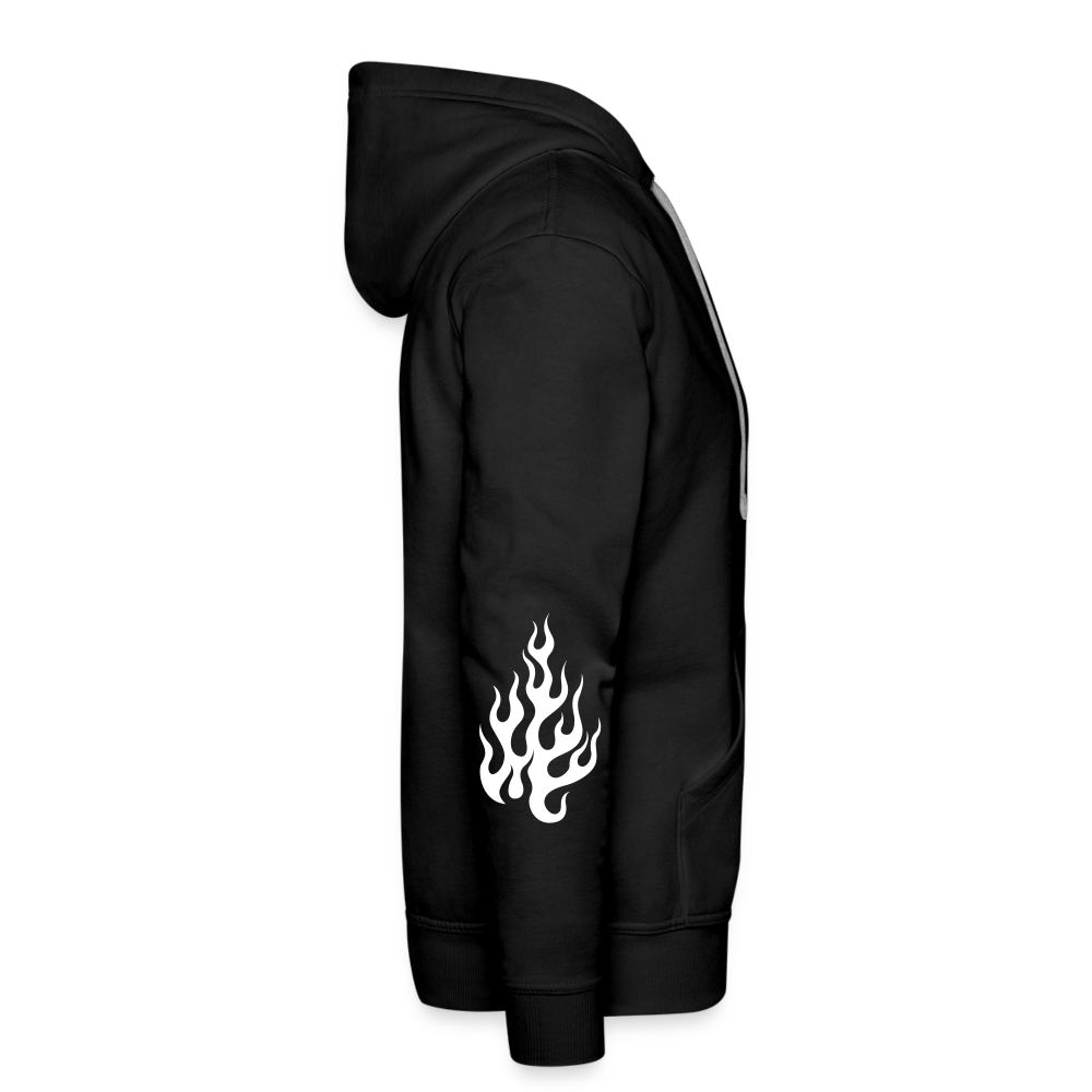 NMA Skully Guy - Flame Hoodie - black