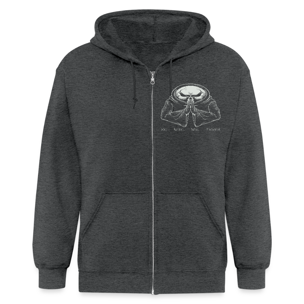 Nu Metal Will Provide - Zip Hoodie - deep heather