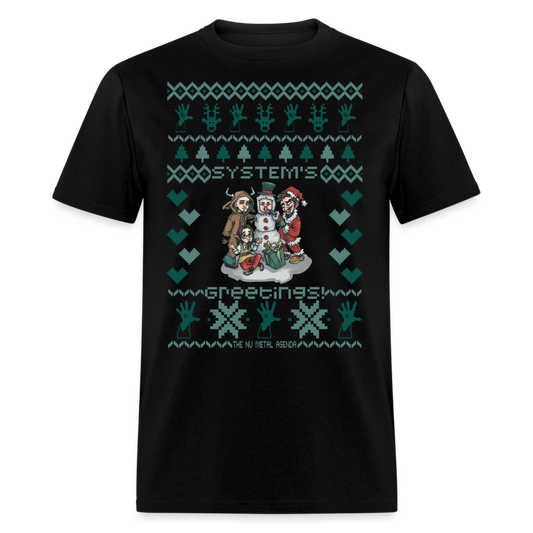 System's Greetings Xmas - Classic T-Shirt - black