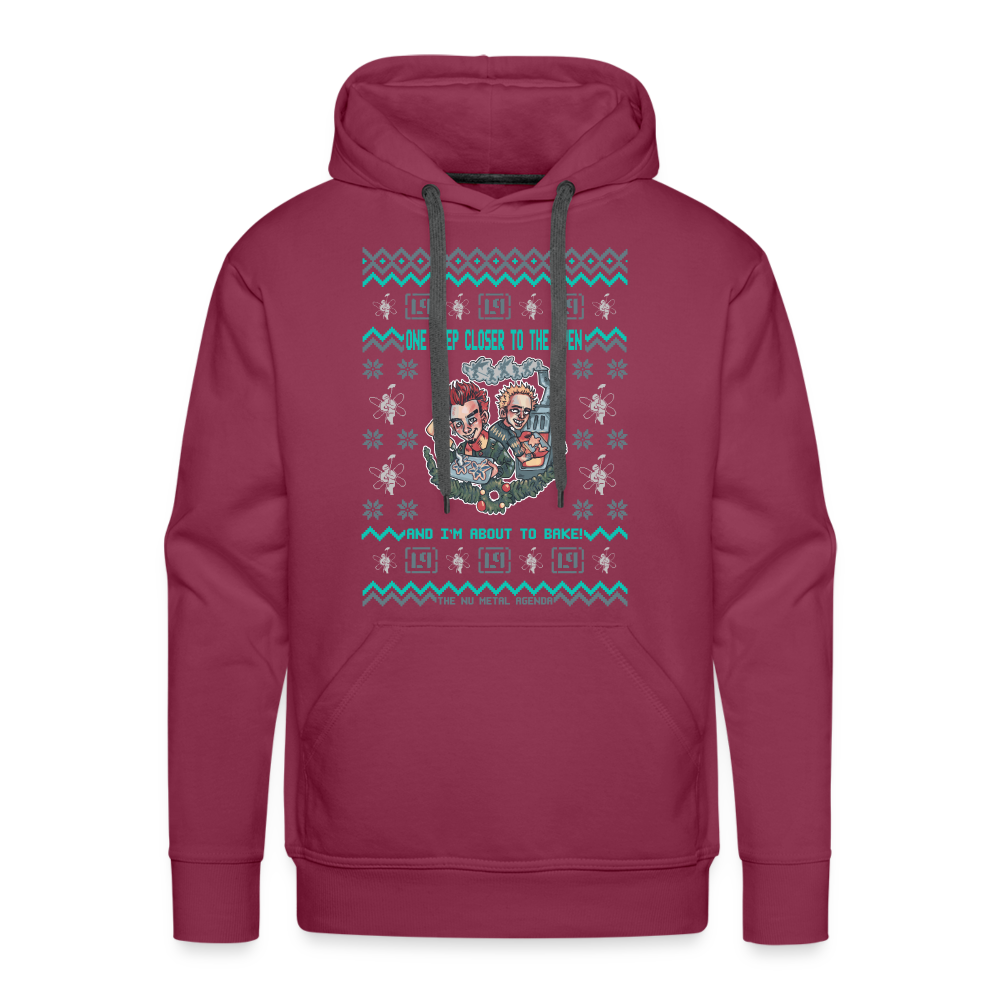 One Step Closer Xmas - Premium Hoodie - burgundy