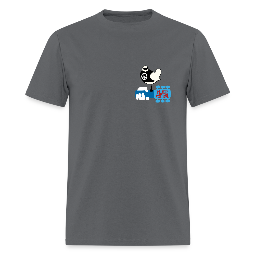 Woodstock 99 Peace Patrol - Color Tees - charcoal