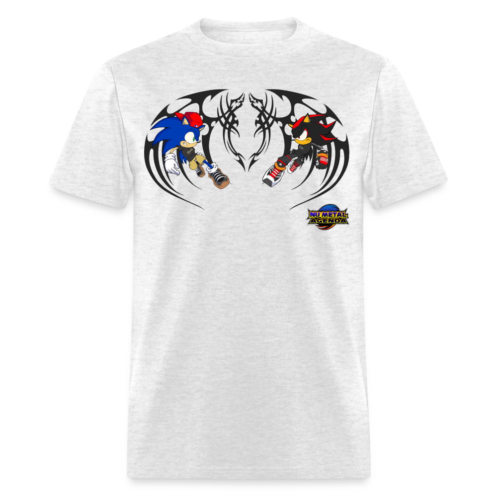 Sonic vs Shadow Tribal Edition - Classic T-Shirt - light heather gray