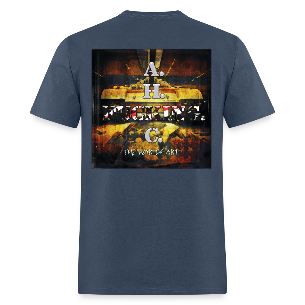 "Nothing Gets Nothing" - A Violent Reaction: 25 Years of The War of Art | T-Shirt -  blue dusk