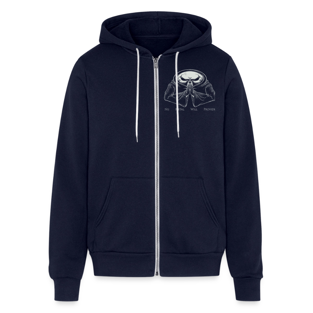 Nu Metal Will Provide - Zip Hoodie - navy
