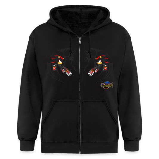 Shadow vs Shadow Zip Hoodie - black