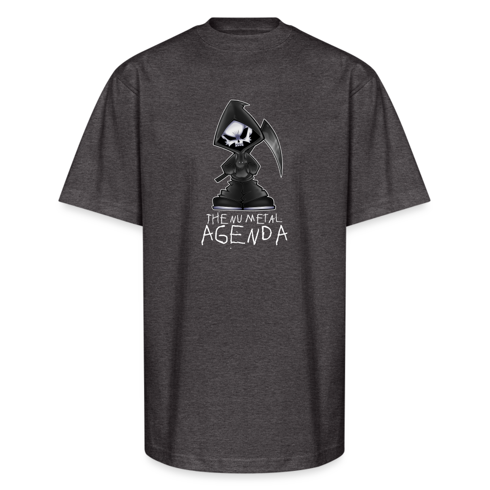 NMA Skull Reaper - Oversized Heavyweight T-Shirt - charcoal grey