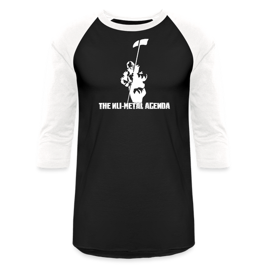 LiNMAkin Park - Baseball T-Shirt - black/white