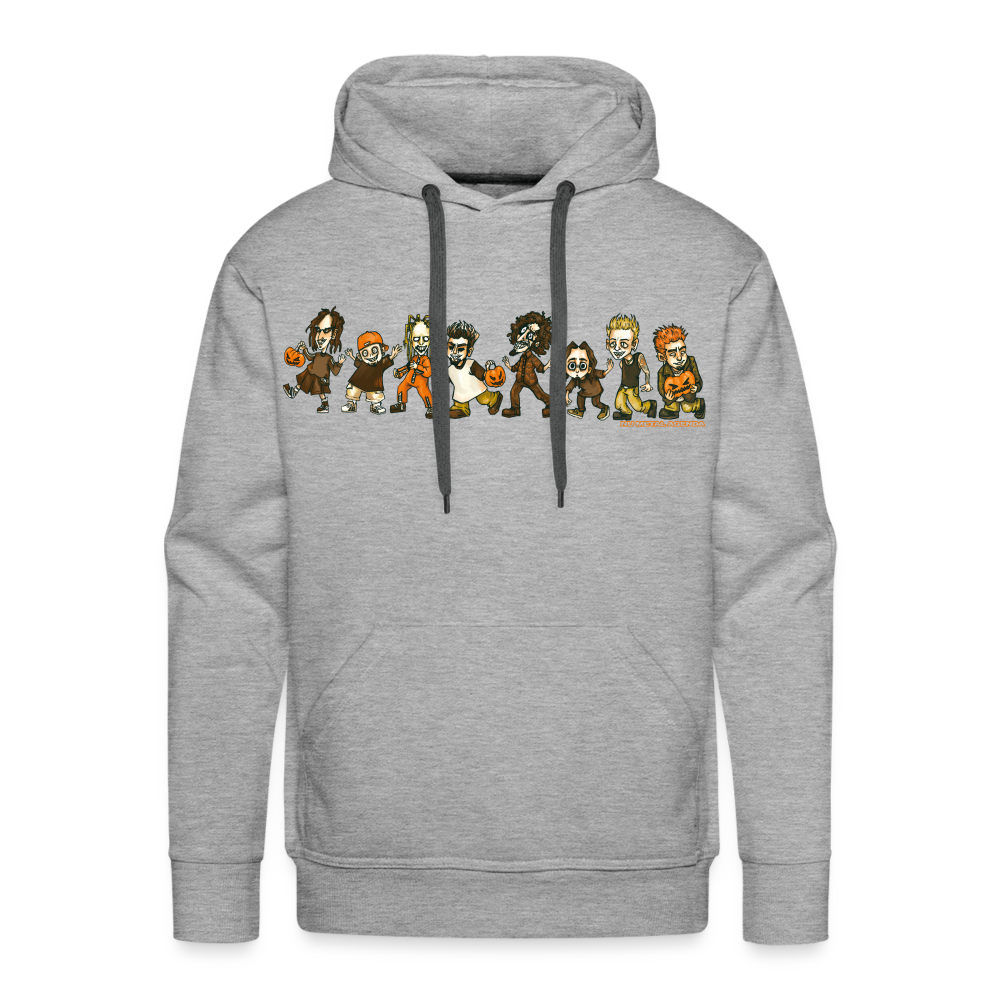 Nu Metal Trick or Treaters - Premium Hoodie - heather grey