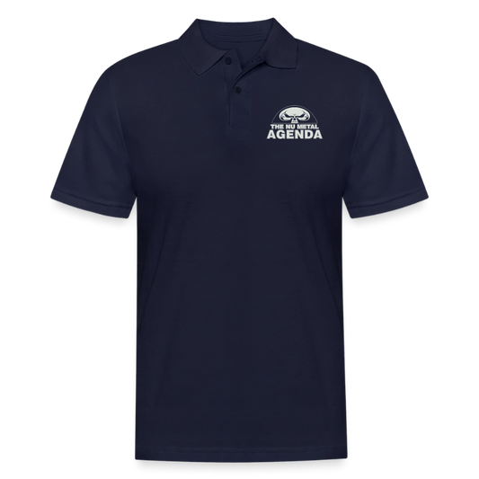 NMA Skull - Pique Polo Shirt - midnight navy