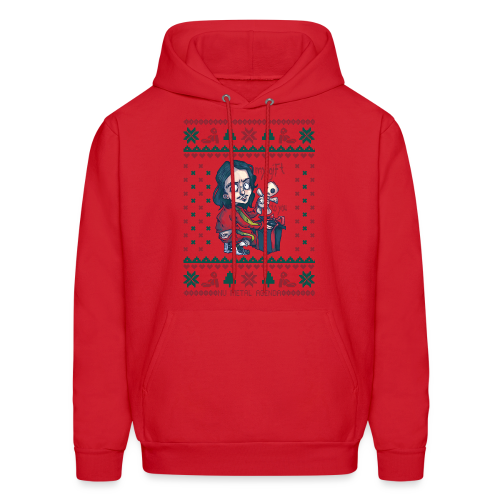 System's Greetings Xmas - Premium Hoodie - red