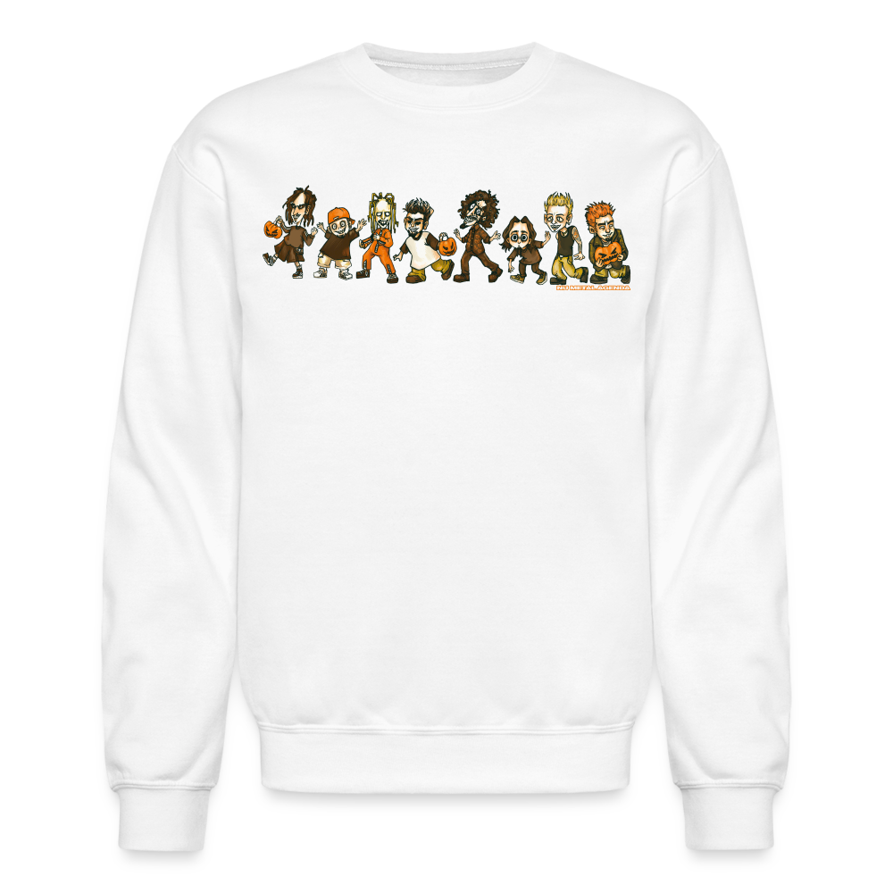 Nu Metal Trick or Treaters - Crewneck Sweatshirt - white