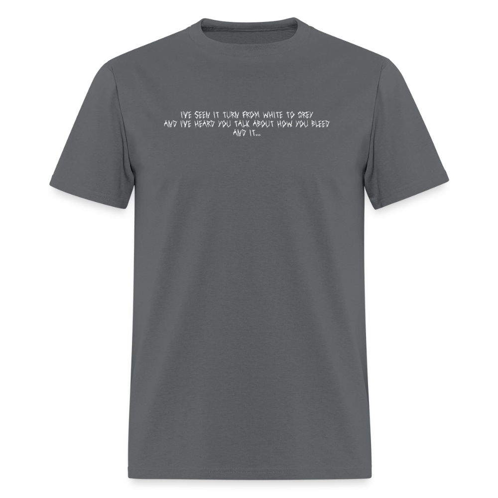"Reach and Touch" - A Violent Reaction: 25 Years of The War of Art | T-Shirt - charcoal