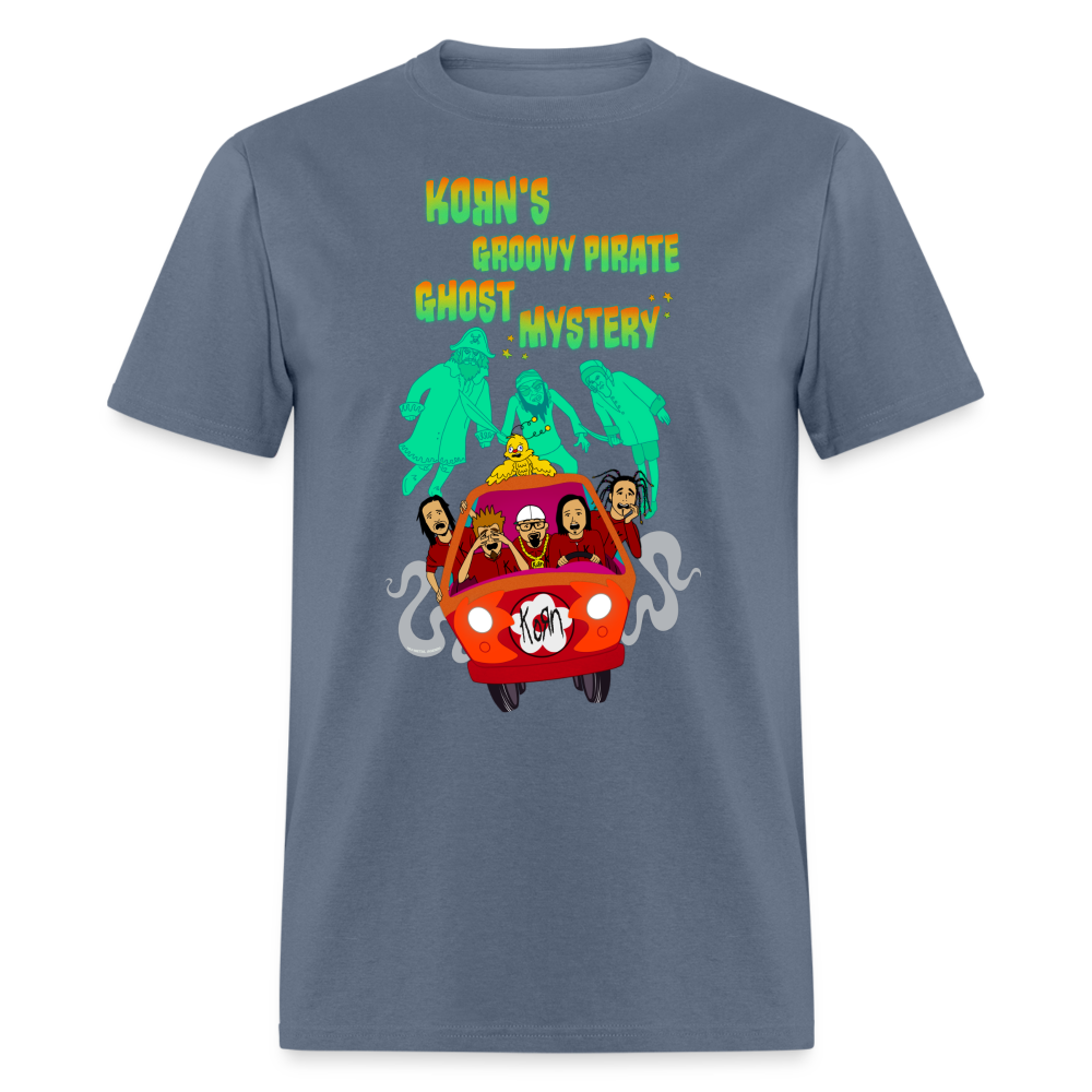 Korn's Groovy Pirate Ghost Mystery - T-Shirt - denim