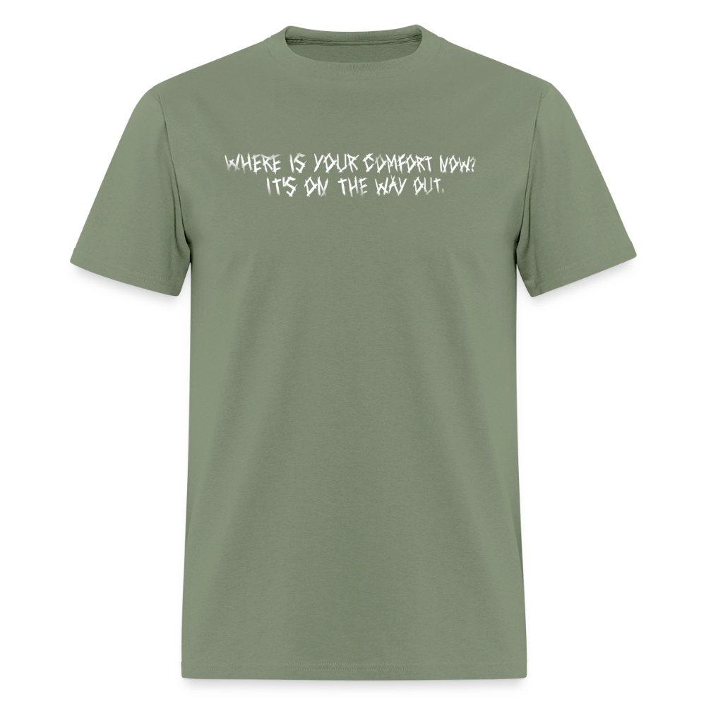 "Breathe In, Bleed Out" - A Violent Reaction: 25 Years of The War of Art | T-Shirt - military green