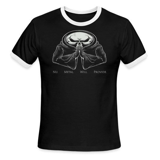 Nu Metal Will Provide - Ringer T-Shirt - black/white