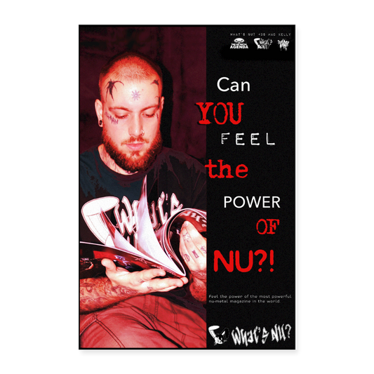 What's Nu? <3's Mad Kelly - Poster 8x12 - white