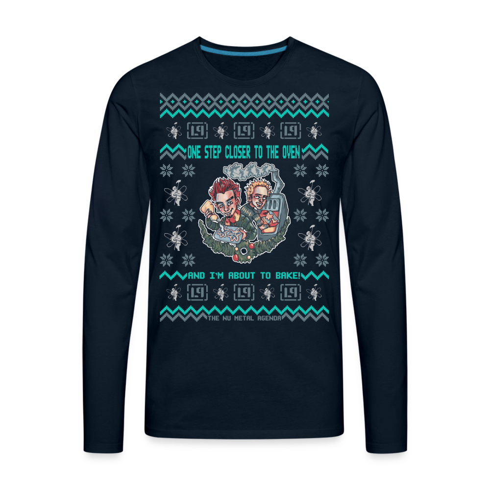 One Step Closer Xmas - Long Sleeve T-Shirt - deep navy