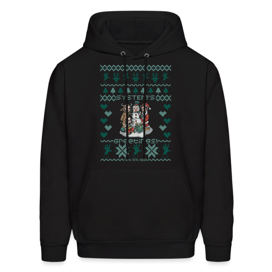 System's Greetings Xmas - Premium Hoodie - black