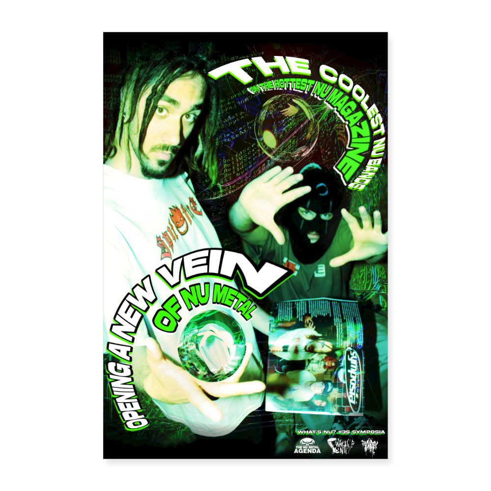 What's Nu? <3's Symposia - Poster 8x12 - white
