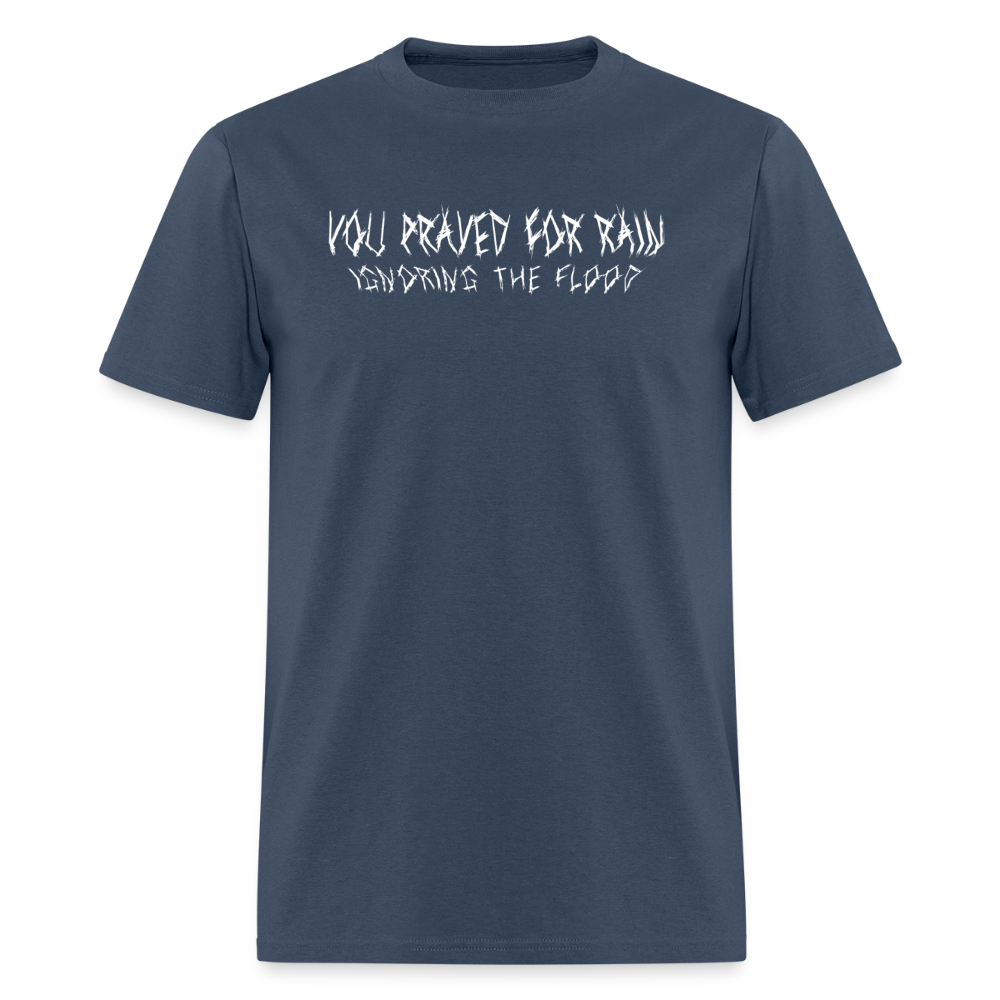 "Nothing Gets Nothing" - A Violent Reaction: 25 Years of The War of Art | T-Shirt -  blue dusk